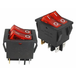 Intrerupatoare Intrerupator dublu led on/off 5,54 Lei
