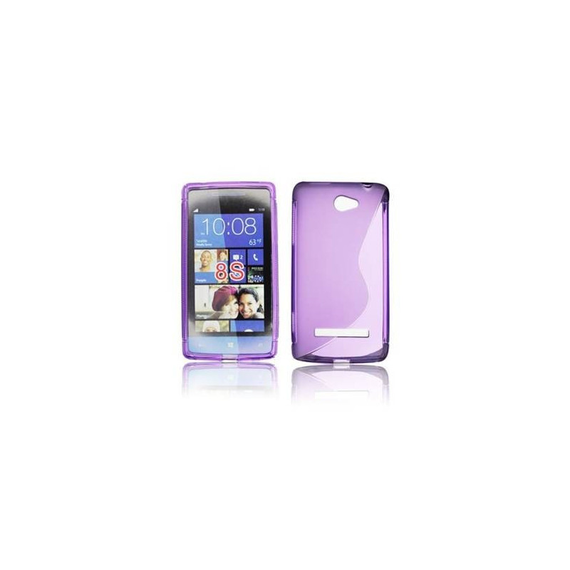 Carcase,Huse Husa silicon BackCase S-line HTC 8S violet 7,71 Lei