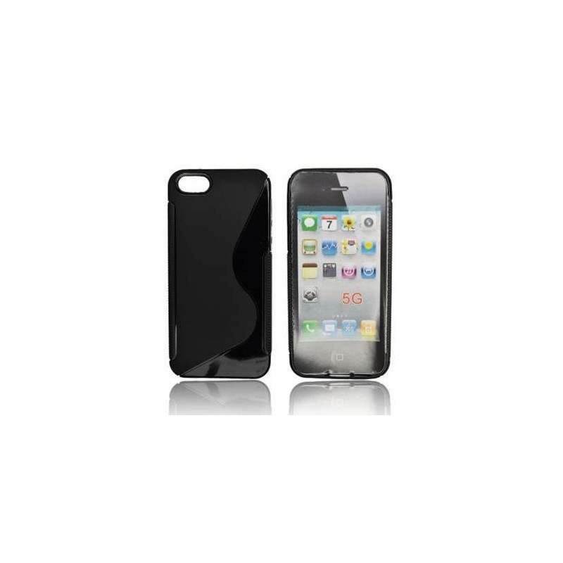 Carcase,Huse Husa silicon BackCase S-line Apple iPhone 5 neagra 7,71 Lei