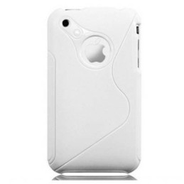 Carcase,Huse Husa silicon BackCase S-line Apple iPhone 3S alba 7,71 Lei