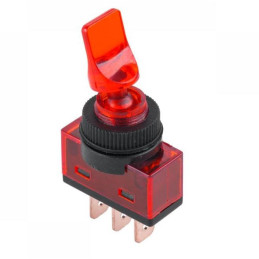 Intrerupator ON/OFF cu led 12V Rosu Intrerupator ON/OFF cu led 12V Rosu