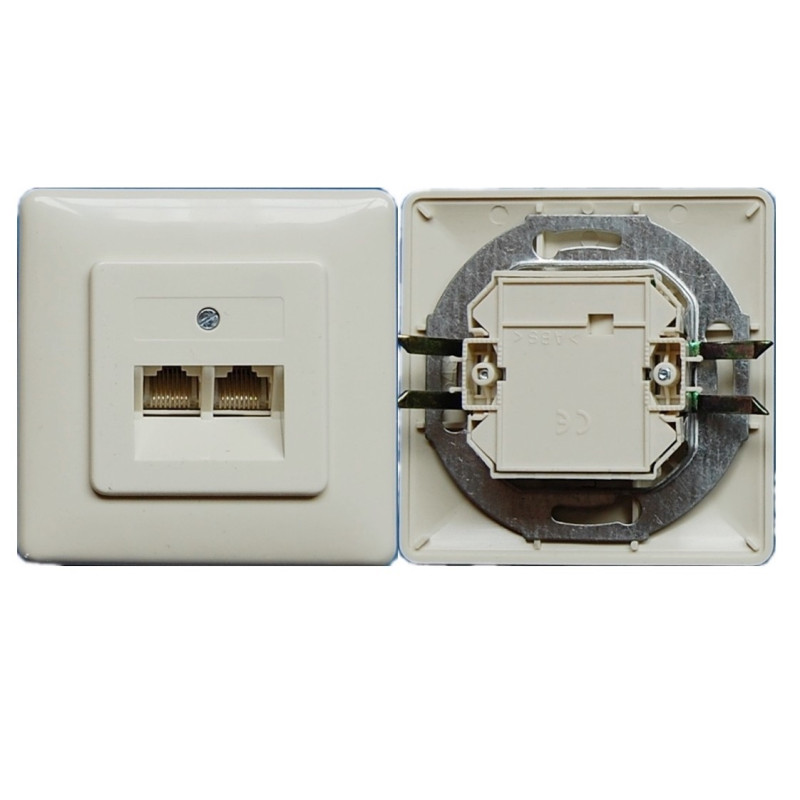 Electrice Priza UTP dubla 8p8c 3,81 Lei