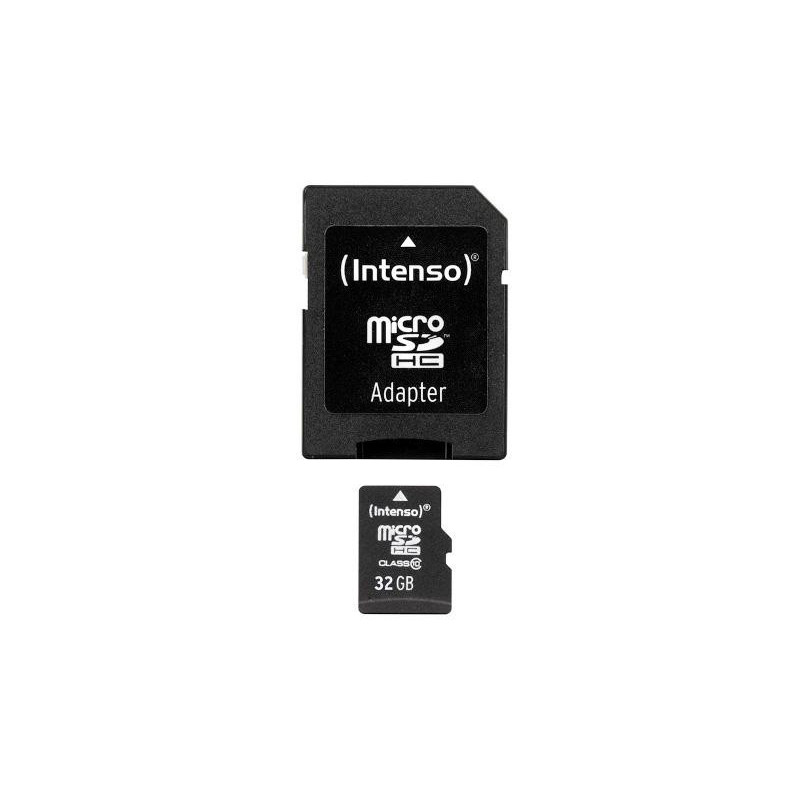Carduri & Memorii USB MicroSDHC 32GB Intenso cu Adaptor CL10 64,99 Lei