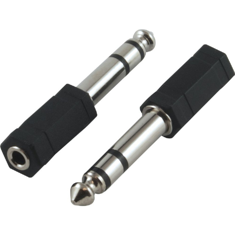 Adaptoare Jack & RCA Adaptor jack 3.5mm mama la jack 6.3 tata 1,27 Lei