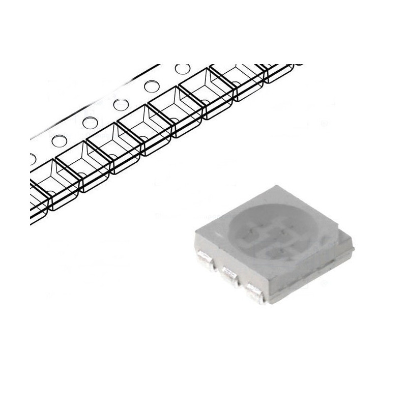 Led SMD 5050 PLCC6 verde Led SMD 5050 PLCC6 verde