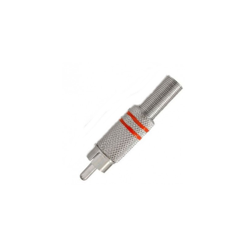 Mufe Jack & RCA Mufa RCA tata metal rosu 2,59 Lei