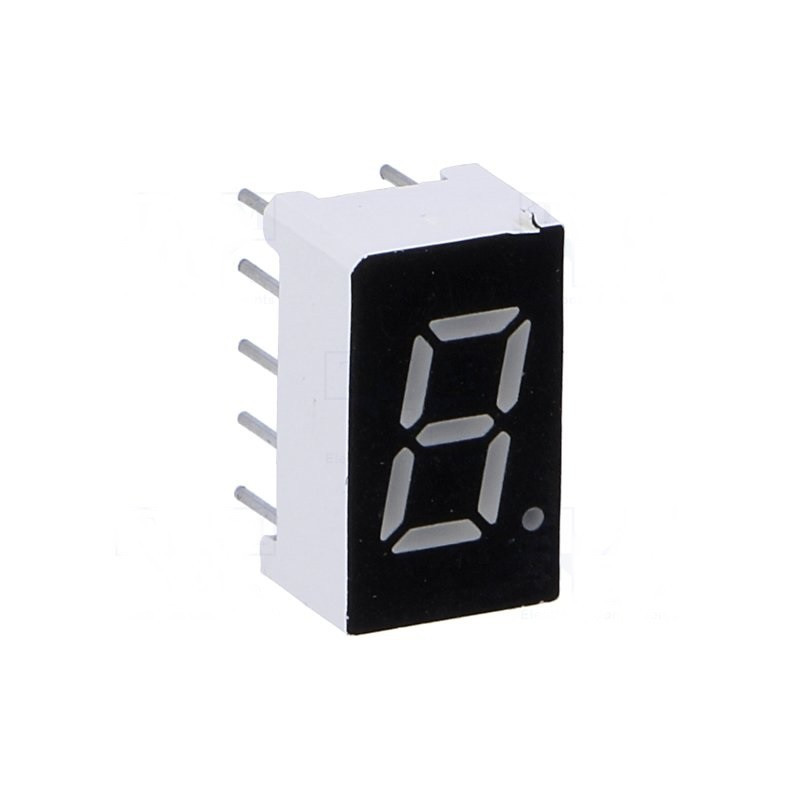 AfiSaje led Display 7 seg. 12.7x7.6x6.1mm albastru 2,62 Lei