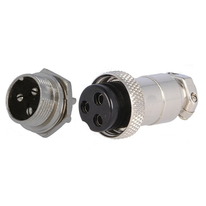 Conectori XLR & Speakon Set mufe 3pini curent continuu 18x36 -18x20mm 7,02 Lei Conectori XLR & Speakon Set mufe 3pini curent continuu 18x36 -18x20mm 7,02 Lei