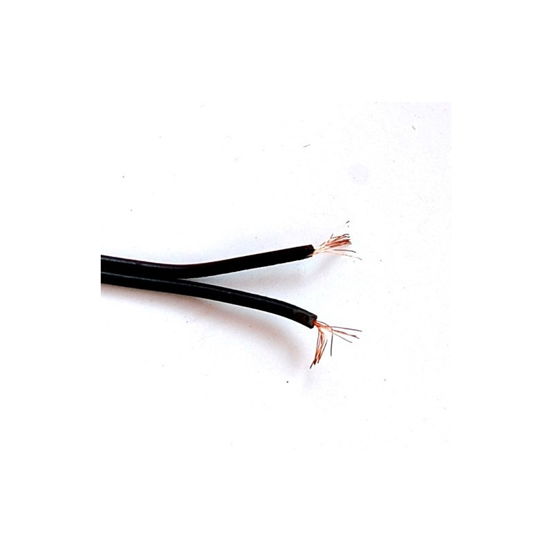 Cabluri la metru Cablu difuzor negru 2x0.2mm 0,50 Lei