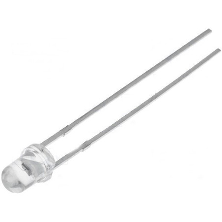 Produktbild von 2x PIN-Fotodiode PD438C/S46 – 940nm, 5nA Dunkelstrom, THT, Flach & Transparent – Von Everlight