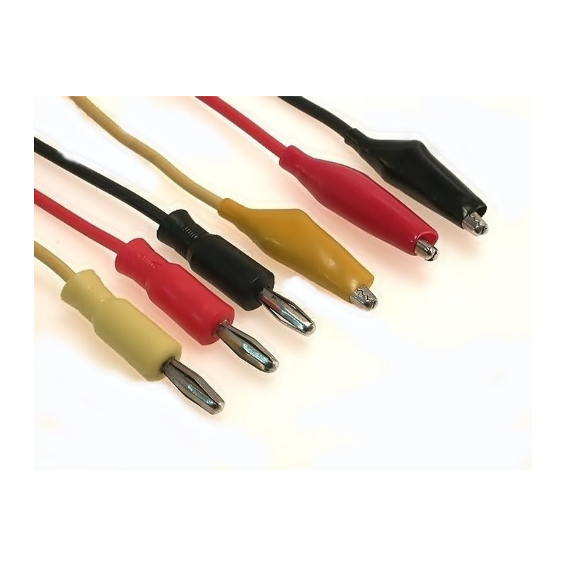 Aparate de masura & accesorii Cablu masurare 3 mufe banana - 3 cleme crocodil 13,12 Lei