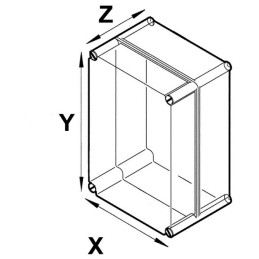 Cutii, carcase Carcasa ABS 64x85x36mm 13,12 Lei