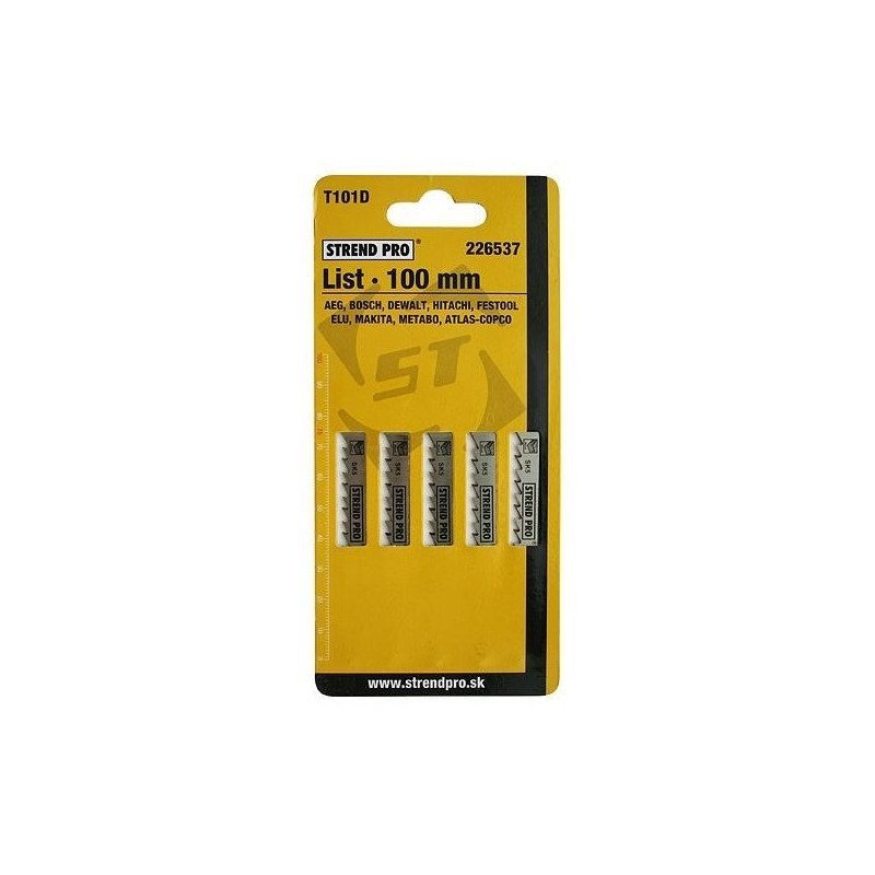 Truse/Seturi Set 5 lame ferastrau pendular pt.lemn 8x100mm 2.5mm 12,10 Lei