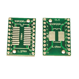 Adaptor SSOP20, SOP20 PCB dublu placat