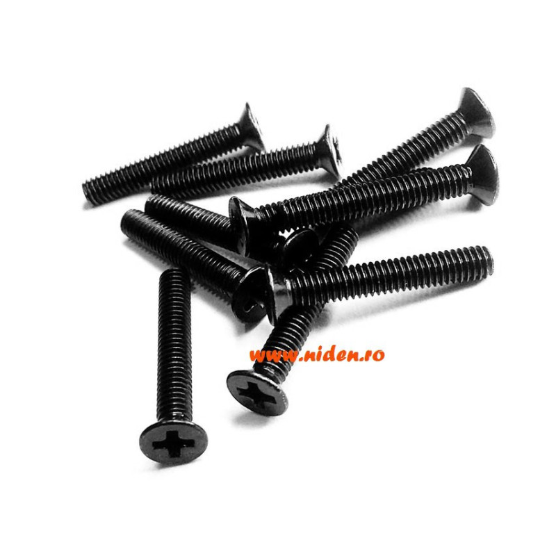 Asamblare Surub M2.5x16mm cap îngropat set 10buc. 1,58 Lei