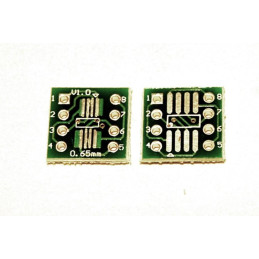 Adaptor SSOP8, SOP8 PCB dublu placat
