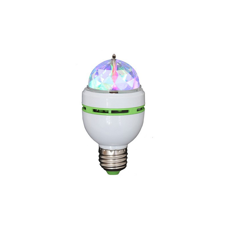 Efecte Lumini Bec RGB cu led-uri cap rotativ 34,06 Lei