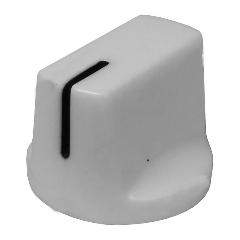 Butoane potentiometru Buton plastic 14x19mm alb 1,58 Lei