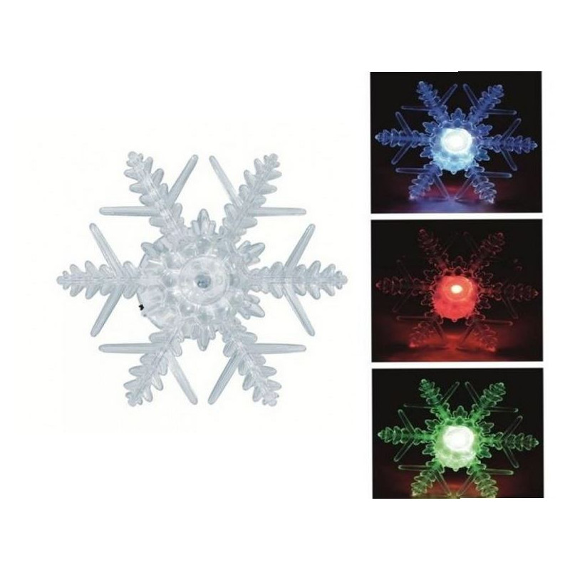 Efecte Lumini Decor cu led fulg de zapada pentru fereastra cu ventuza 9,71 Lei