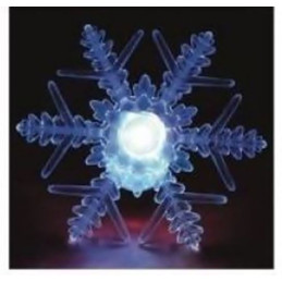 Efecte Lumini Decor cu led fulg de zapada pentru fereastra cu ventuza 9,71 Lei