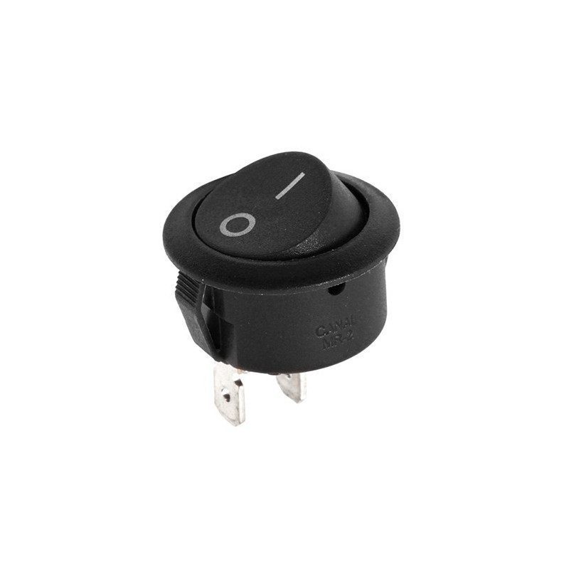 Intrerupatoare Intrerupator 6A/250V negru 10x18mm 2,49 Lei