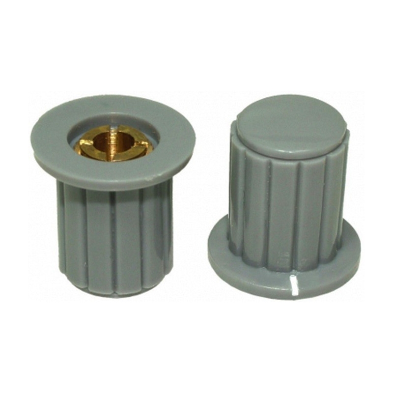 Butoane potentiometru Buton plastic gri pentru ax 4mm 2,69 Lei