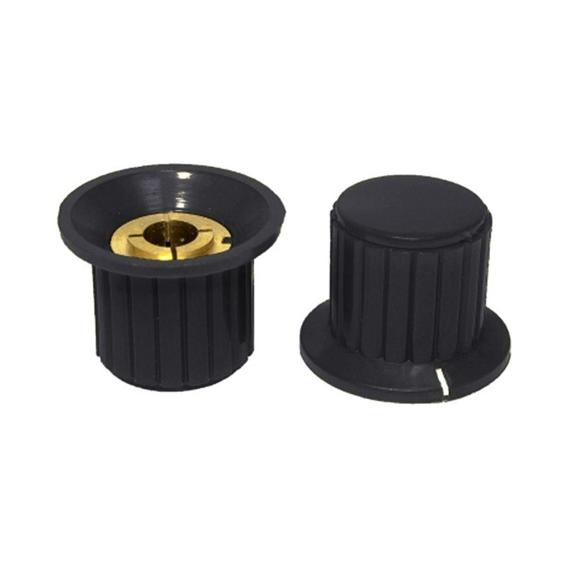 Butoane potentiometru Buton plastic negru19x25mm 2,95 Lei