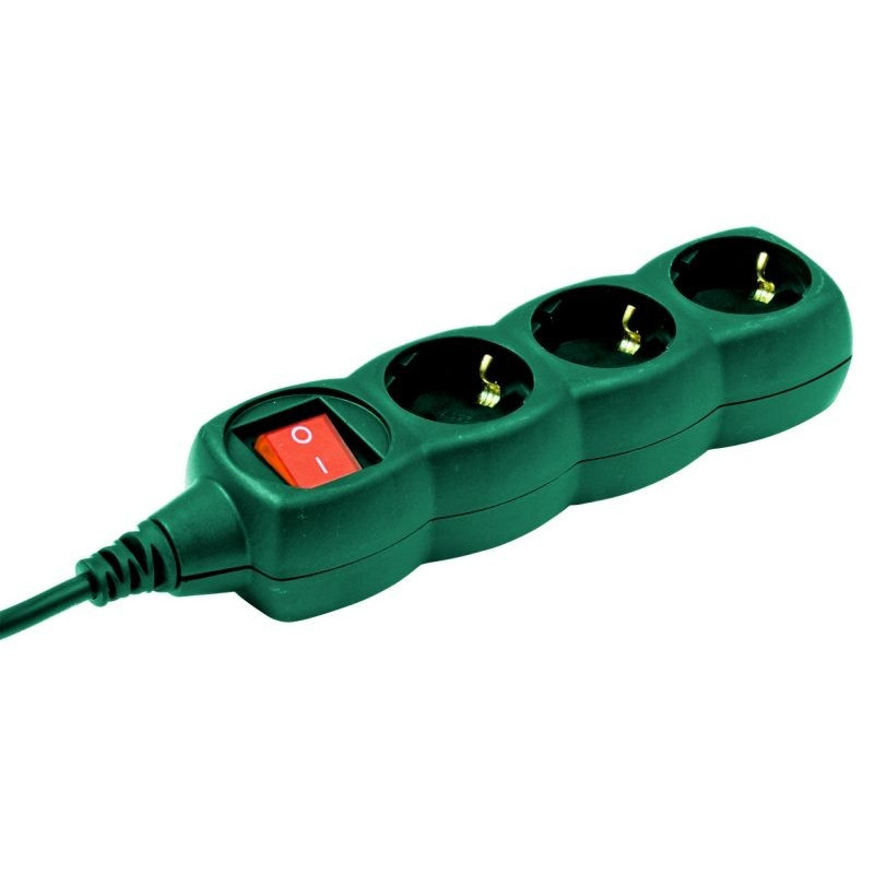 Prelungitoare Prelungitor 3cai 5m verde cu intrerupator 26,43 Lei