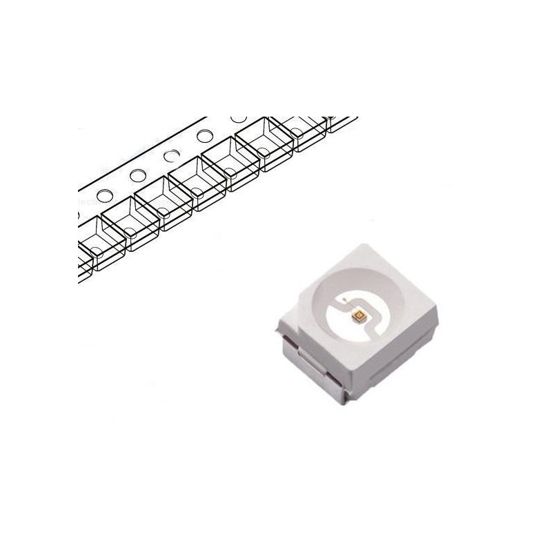Led-uri Smd Led SMD 3528 rosu 1.8 - 2.4V 0,60 Lei