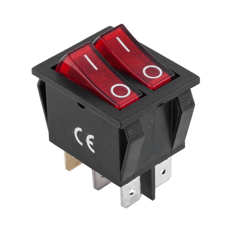 Intrerupatoare Intrerupator dublu led on/off 5,54 Lei