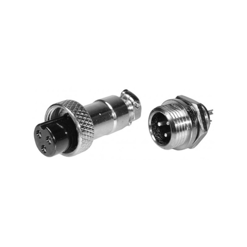 Conectori XLR & Speakon Set mufe 3pini curent continuu 11x34 -15x20mm 6,56 Lei