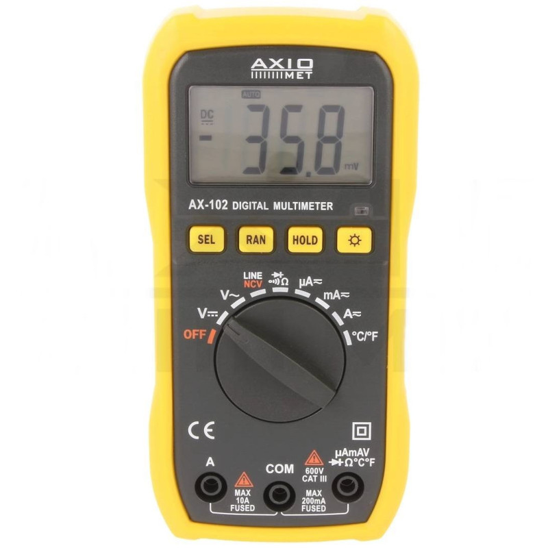 Aparate de masura & accesorii Multimetru digital AX-102 100,66 Lei