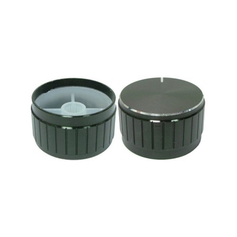 Butoane potentiometru Buton metalic 30mm negru 3,51 Lei