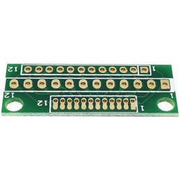 Adaptor PCB XL 2.54-1.27-2 dublu placat