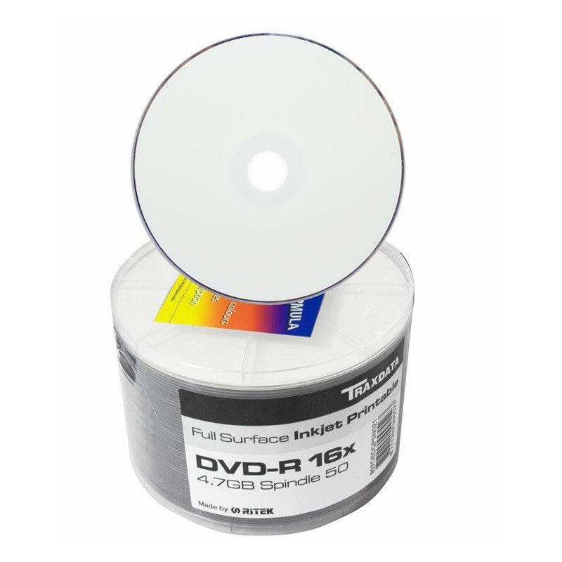 DVD-R Traxdata 16X 4.7Gb printabil