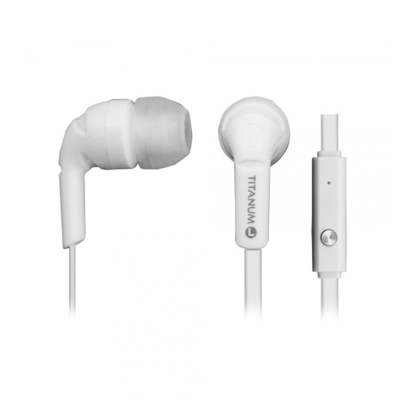 Boxe & Casti Casti stereo cu microfon 1.2m Titanum Esperanza albe 8,03 Lei