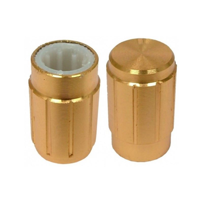 Butoane potentiometru Buton metalic 10mm auriu 1,88 Lei