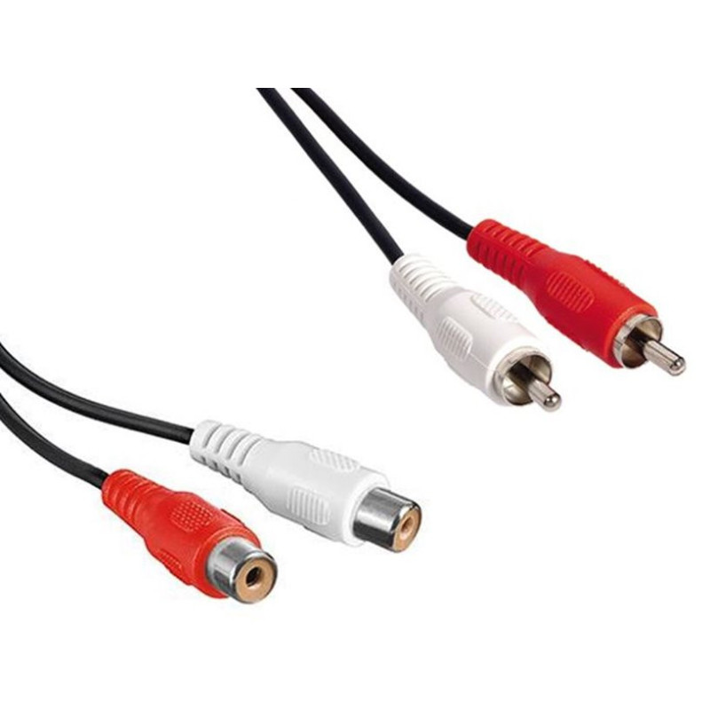 Cabluri audio - video Cablu 2RCA tata la 2RCA mama 1.5m 3,45 Lei