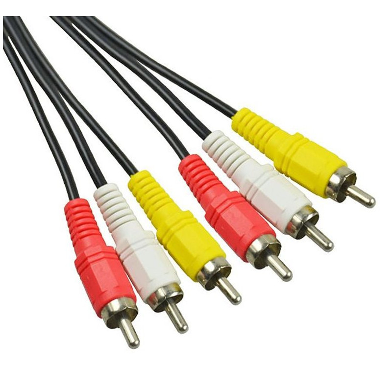 Cabluri audio - video Cablu 3RCA tata la 3RCA tata 2.5m 4,98 Lei