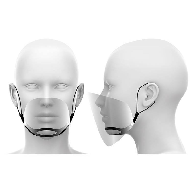 Echipamente de protectie Mini viziera cu protectie nas si gura 22,88 Lei