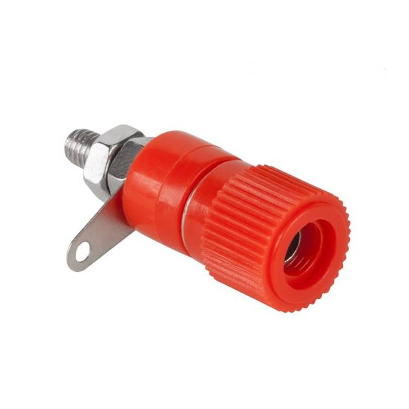 Conectori tip banana Mufa banana mama 4mm rosie 1,27 Lei