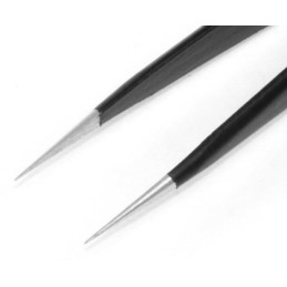 Accesorii auxiliare de lipit Penseta de precizie antistatica 125x11mm ZD156A 9,05 Lei