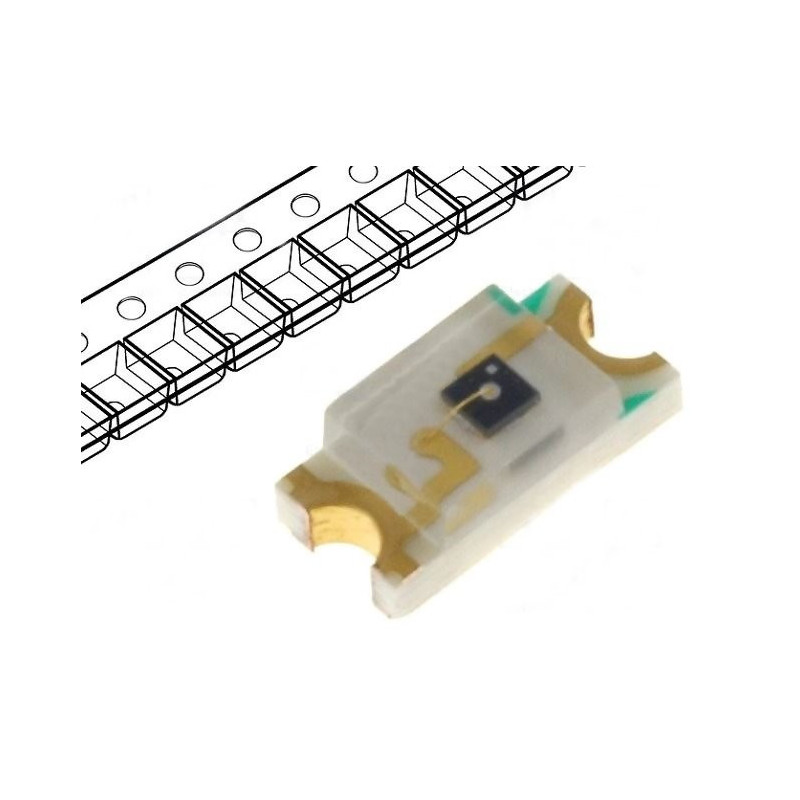 Fotorezistente/Fotodiode Fototranzistor 1206 SMD 940nm 0,67 Lei