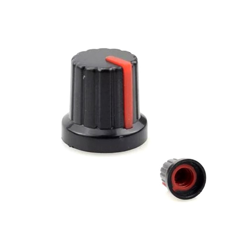 Butoane potentiometru Buton potentiometru plastic cu linie rosie 0,65 Lei