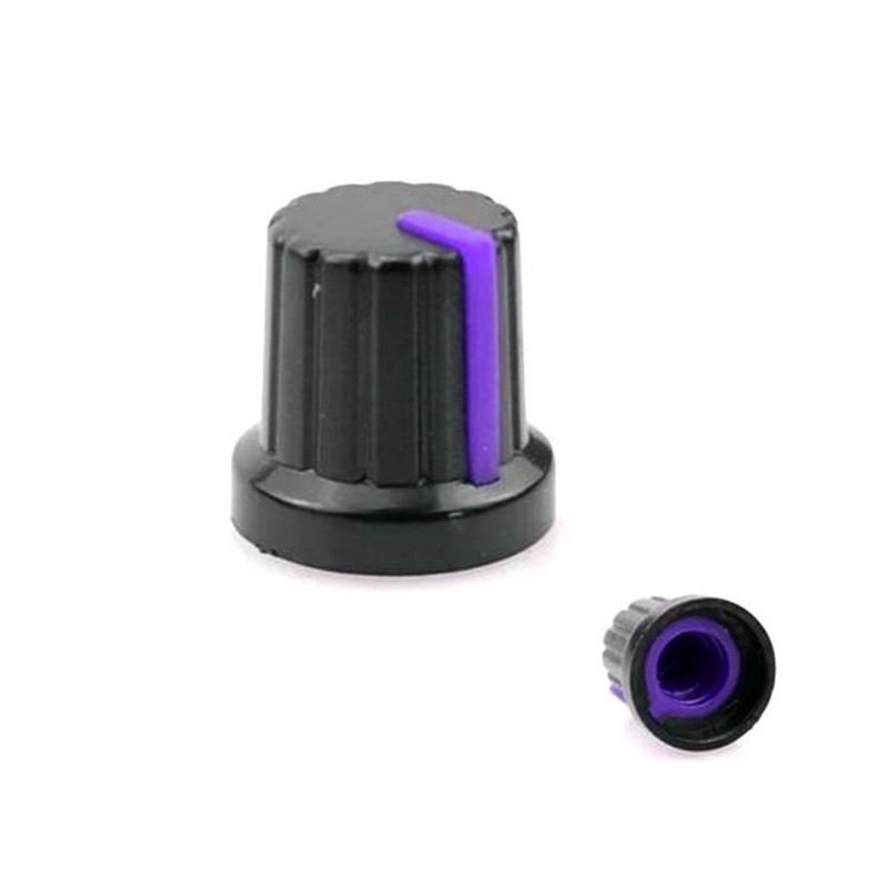 Butoane potentiometru Buton potentiometru plastic cu linie mov 0,65 Lei