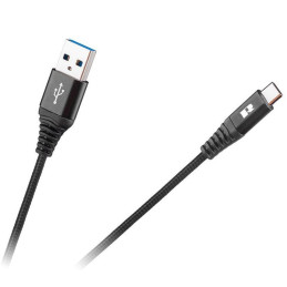 Cablu USB tata - Tip C 0.5m REBEL negru