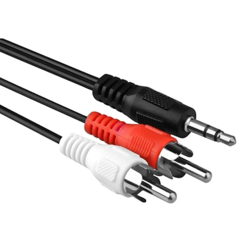 Cabluri Cablu jack 3.5mm la 2RCA 10m 8,59 Lei Cabluri Cablu jack 3.5mm la 2RCA 10m 8,59 Lei