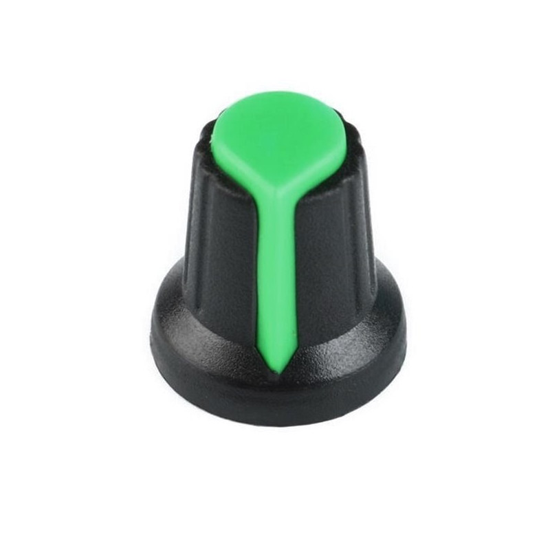 Butoane potentiometru Buton potentiometru plastic verde/negru 0,50 Lei