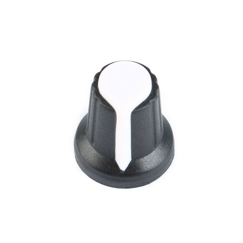 Butoane potentiometru Buton potentiometru plastic alb/negru 0,50 Lei