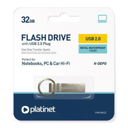 Carduri & Memorii USB USB FlashDrive 32GB K-DEPO PLATINET 32,54 Lei